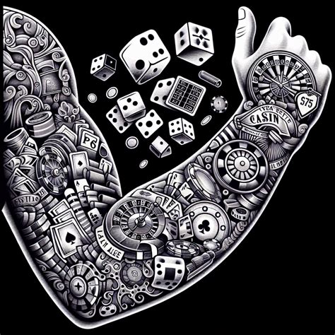 gambling theme tattoo|25+ Gambling Tattoo Ideas That You Can Risk It All On!.